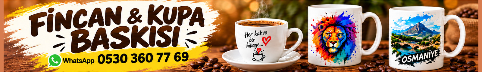 Fincan ve kupa baskısı